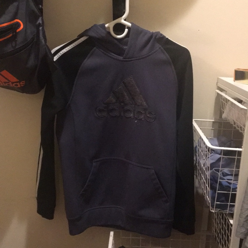 Adidas Grey Jacket Sz Small Mens